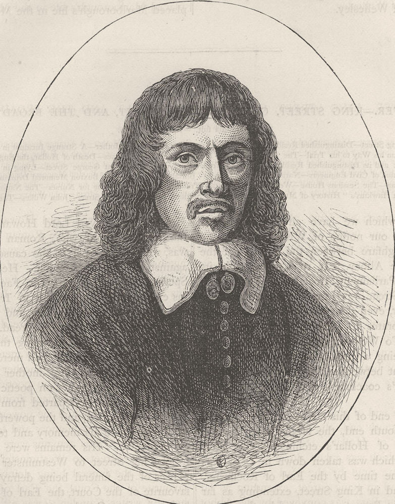 WESTMINSTER. Wenceslaus Hollar. London c1880 old antique vintage print picture